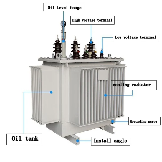 Dreiphasiger S11 30 kVA-20000 kVA 6 kV-35 kV ölgefüllter (flüssigkeitsgefüllter) Stromübertragungs-/Verteilungstransformator